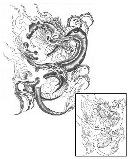 Asian Tattoo Mythology tattoo | BCF-00035