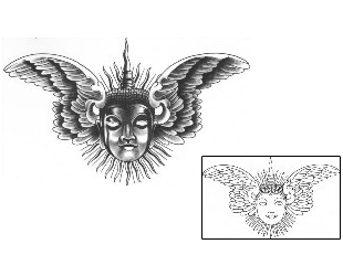 Mask Tattoo For Women tattoo | BCF-00049