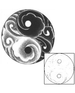 Yin Yang Tattoo Miscellaneous tattoo | BCF-00050