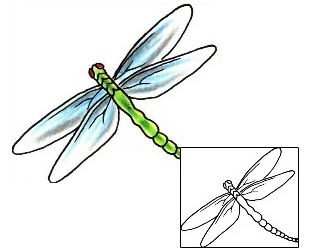 Dragonfly Tattoo For Women tattoo | BEF-00007