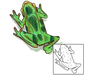 Frog Tattoo Reptiles & Amphibians tattoo | BEF-00012