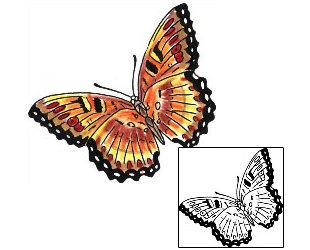 Butterfly Tattoo For Women tattoo | BEF-00035