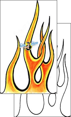 Fire – Flames Tattoo miscellaneous-fire-tattoos-booner-bef-00067
