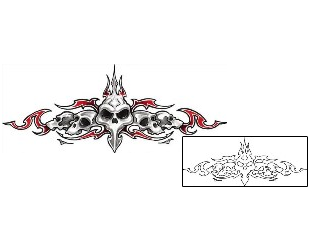 Evil Tattoo Specific Body Parts tattoo | BEF-00156