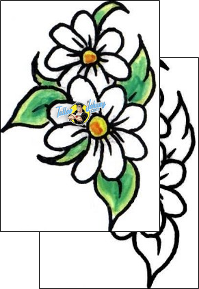 Daisy Tattoo plant-life-daisy-tattoos-booner-bef-00163