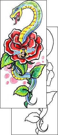 Flower Tattoo rose-tattoos-booner-bef-00169
