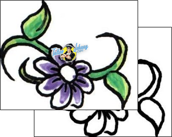 Flower Tattoo plant-life-flowers-tattoos-booner-bef-00170