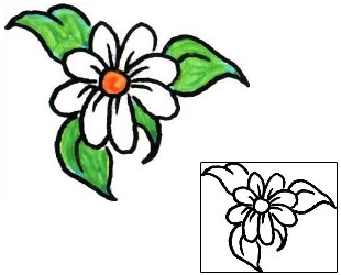 Daisy Tattoo Plant Life tattoo | BEF-00177