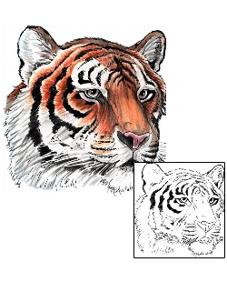 Tiger Tattoo Animal tattoo | BEF-00182