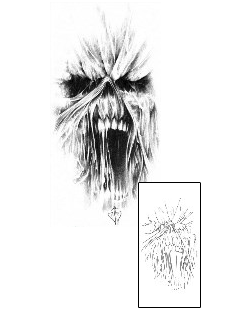 Monster Tattoo Horror tattoo | BGF-00018