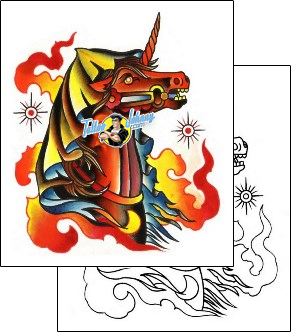 Fire – Flames Tattoo fantay-tattoos-brian-hutflies-bhf-00016