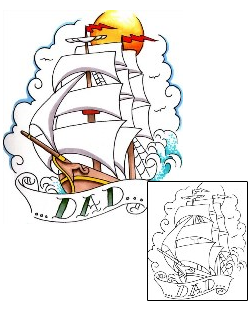 Nautical Tattoo Miscellaneous tattoo | BJF-00035