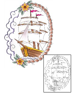 Nautical Tattoo Marine Life tattoo | BJF-00060