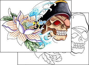 Skull Tattoo horror-skull-tattoos-chris-hosmer-bjf-00082