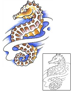 Sea Creature Tattoo Marine Life tattoo | BJF-00157