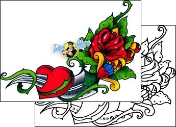 Heart Tattoo for-women-heart-tattoos-captain-black-bkf-00025