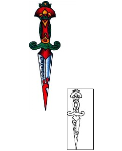 Dagger Tattoo Tattoo Styles tattoo | BKF-00026