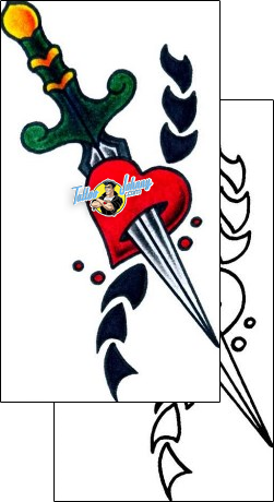 Heart Tattoo for-women-heart-tattoos-captain-black-bkf-00029