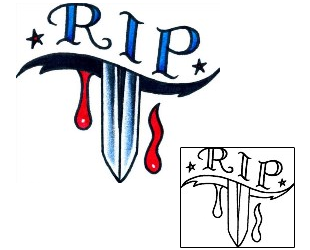 Rest In Peace Tattoo Tattoo Styles tattoo | BKF-00031