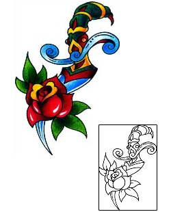 Dagger Tattoo Tattoo Styles tattoo | BKF-00037