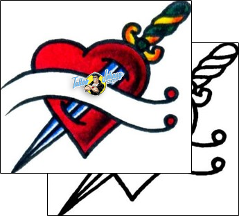 Heart Tattoo heart-tattoos-captain-black-bkf-00038