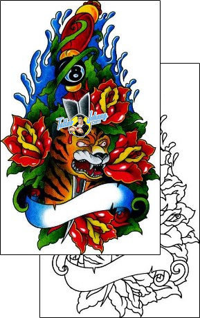 Tiger Tattoo animal-tiger-tattoos-captain-black-bkf-00040