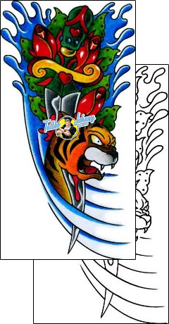 Animal Tattoo animal-tattoos-captain-black-bkf-00044