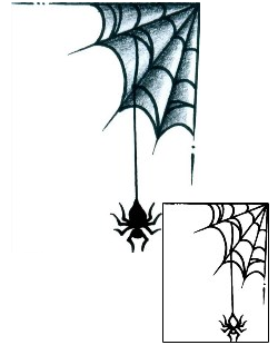 Spider Web Tattoo Tattoo Styles tattoo | BKF-00063