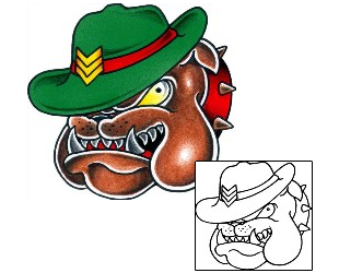 Bulldog Tattoo Tattoo Styles tattoo | BKF-00109