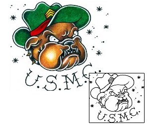 Marines Tattoo Tattoo Styles tattoo | BKF-00118