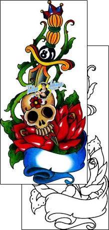 Dagger Tattoo horror-dagger-tattoos-captain-black-bkf-00119