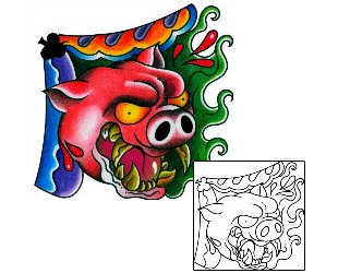 Pig Tattoo Tattoo Styles tattoo | BKF-00127