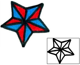 Nautical Star Tattoo Tattoo Styles tattoo | BKF-00145