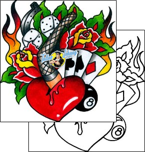 Heart Tattoo for-women-heart-tattoos-captain-black-bkf-00150