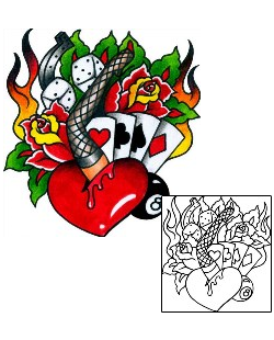 Card Tattoo Tattoo Styles tattoo | BKF-00150