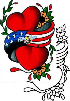 Heart Tattoo patronage-military-tattoos-captain-black-bkf-00176