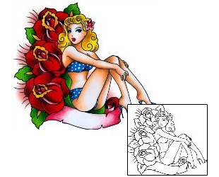 Pin Up Tattoo Tattoo Styles tattoo | BKF-00191