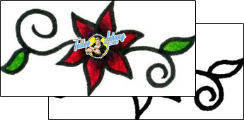 Flower Tattoo plant-life-flowers-tattoos-captain-black-bkf-00209