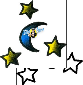 Celestial Tattoo star-tattoos-captain-black-bkf-00217