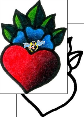 Heart Tattoo for-women-heart-tattoos-captain-black-bkf-00223