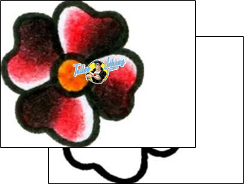 Flower Tattoo plant-life-flowers-tattoos-captain-black-bkf-00261