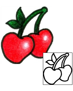 Cherry Tattoo Tattoo Styles tattoo | BKF-00286