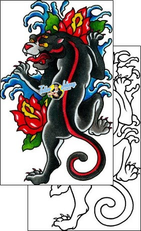 Animal Tattoo animal-tattoos-captain-black-bkf-00293