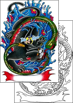 Animal Tattoo animal-tattoos-captain-black-bkf-00295