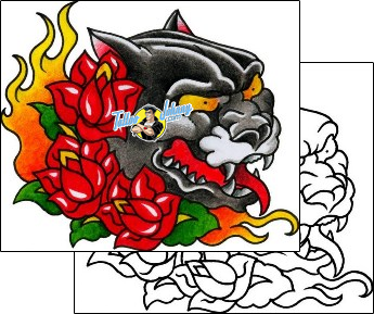 Animal Tattoo animal-tattoos-captain-black-bkf-00296