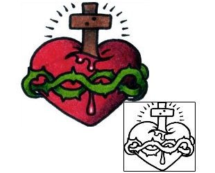 Sacred Heart Tattoo Tattoo Styles tattoo | BKF-00310