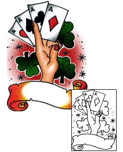 Card Tattoo Tattoo Styles tattoo | BKF-00336