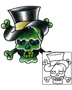 Crossbones Tattoo Tattoo Styles tattoo | BKF-00351