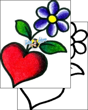 Heart Tattoo traditional-tattoos-captain-black-bkf-00365