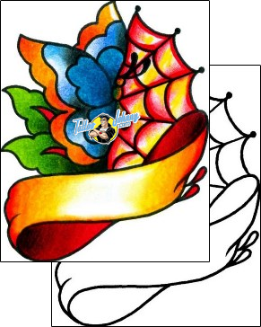 Butterfly Tattoo insects-butterfly-tattoos-captain-black-bkf-00443